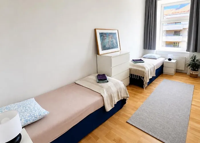شقة Bibi Family Apartment, 8 Guests, Ac, Parking, Hauptbahnhof فيينا